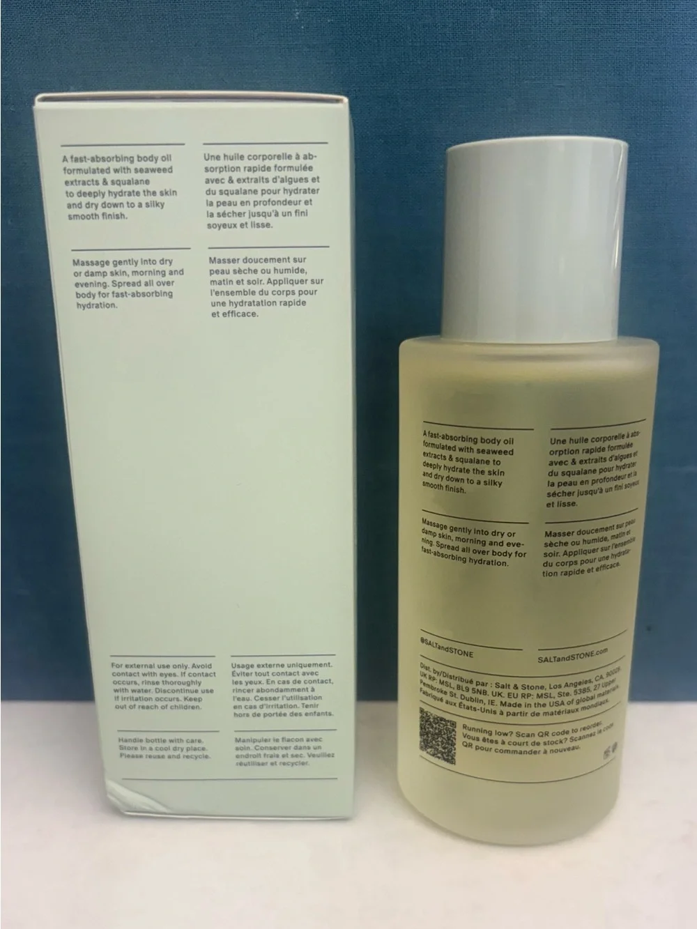 Salt & Stone Bergamot & Hinoki Body Oil MSRP $42